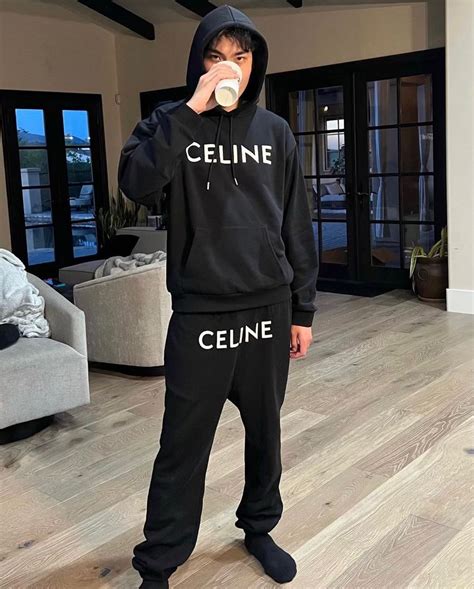 celine tracksuit mens|celine sweat suit men.